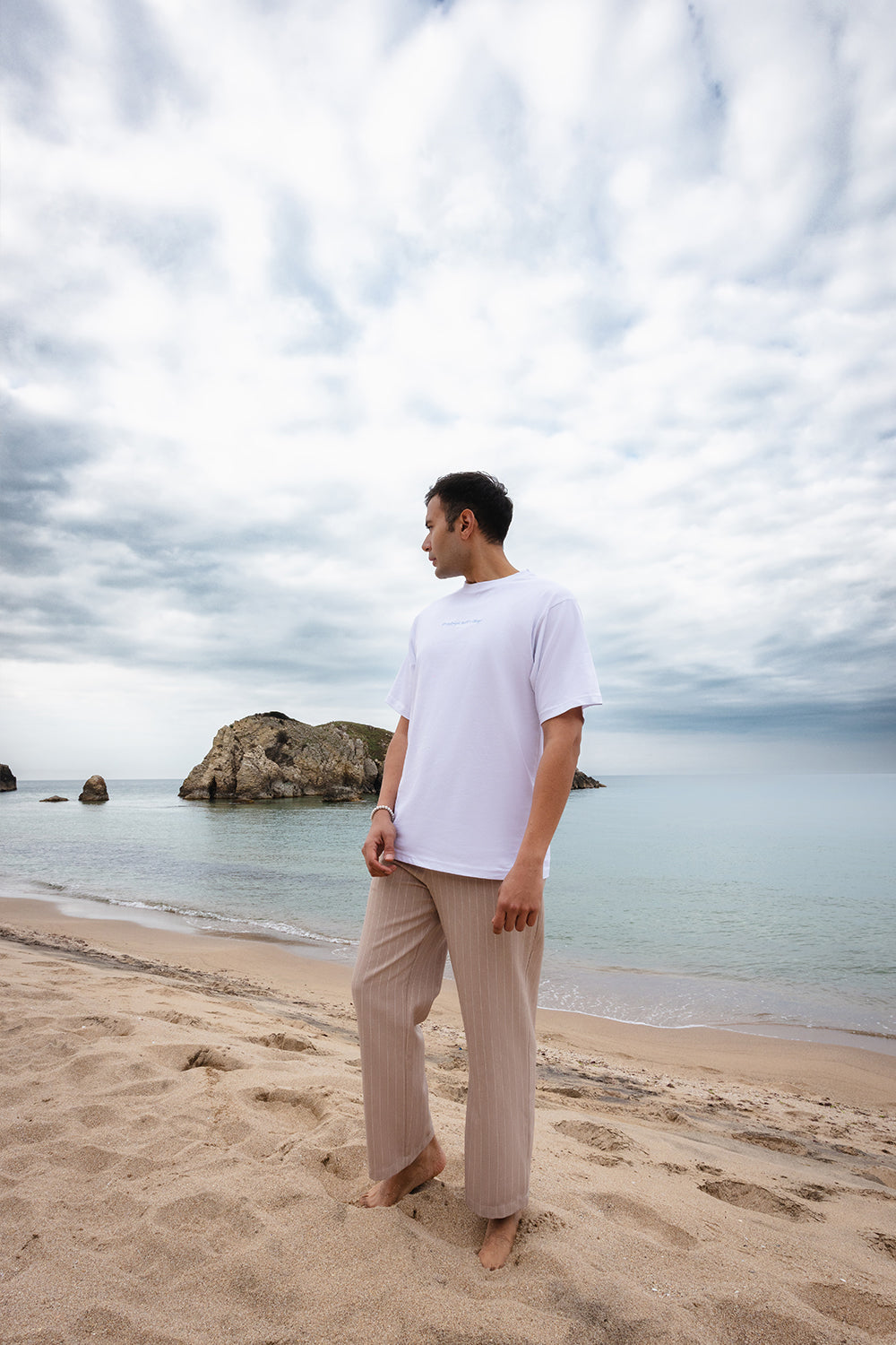 Ramme-Tony Bej Çizgili Pantolon-Pantolon-3-Milagron.com