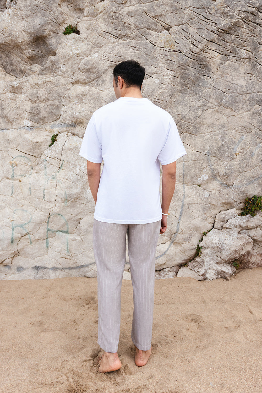 Ramme-Tony Bej Çizgili Pantolon-Pantolon-4-Milagron.com