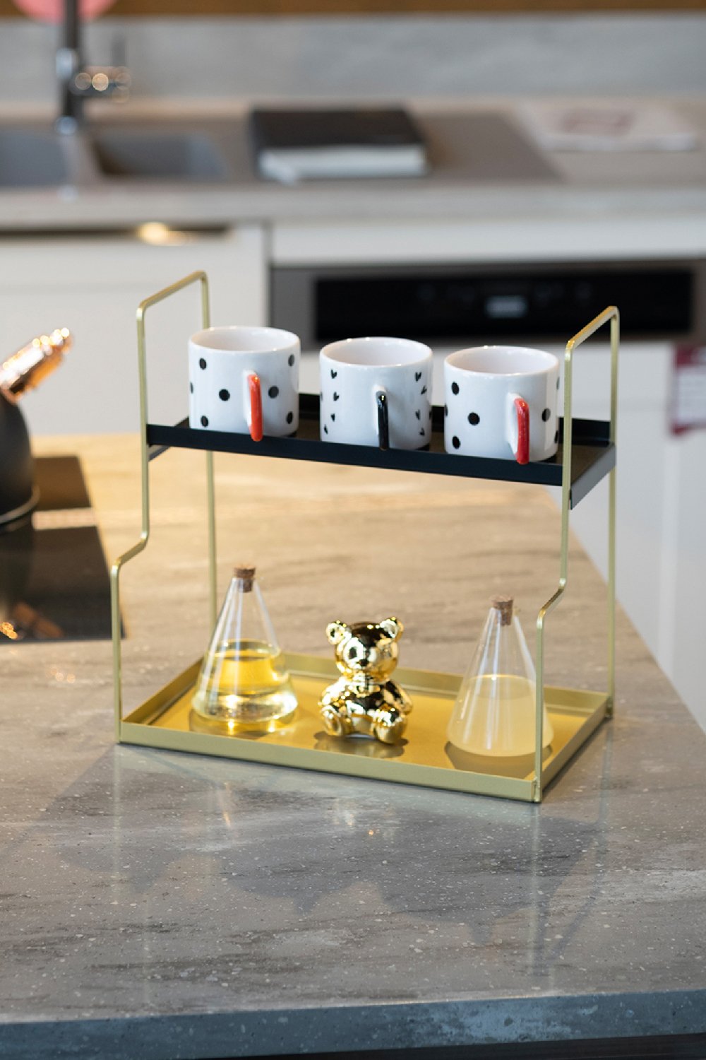 Rarart Concept-Ladder - 2 Katlı Metal Organizer-Organizer-4-Milagron.com