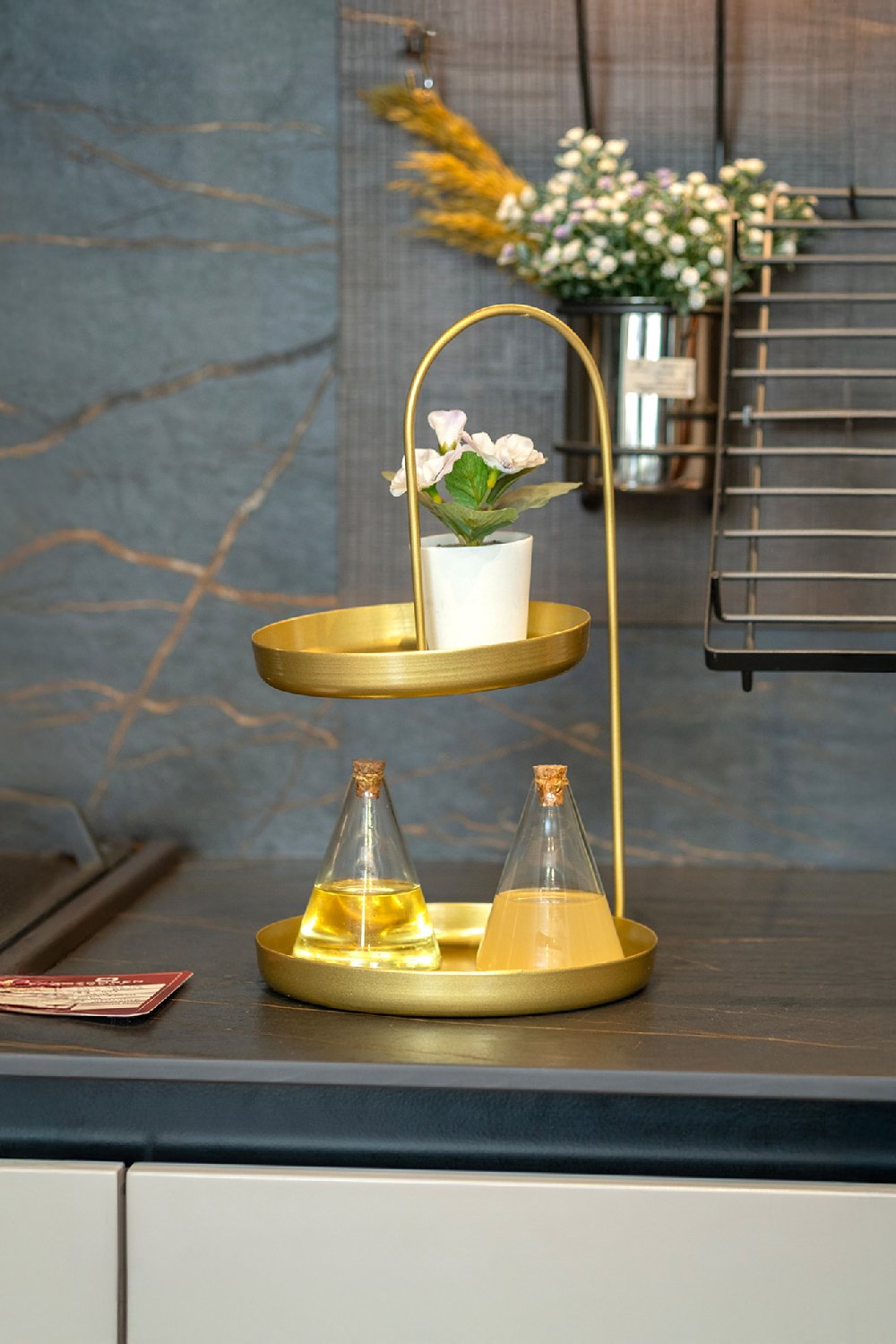 Rarart Concept-Mi̇sbon - 2 Katlı Metal Organizer-Organizer-3-Milagron.com