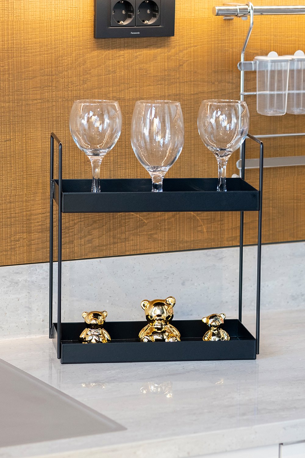 Rarart Concept-Mocha - 2 Katlı Metal Organizer-Organizer-7-Milagron.com