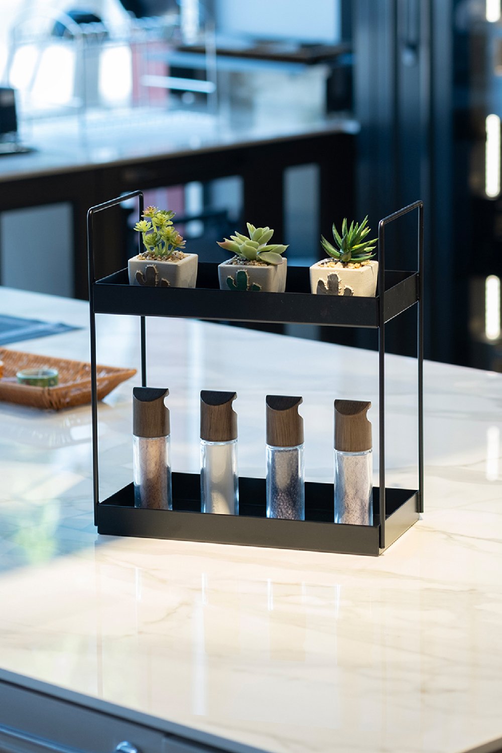 Rarart Concept-Mocha - 2 Katlı Metal Organizer-Organizer-8-Milagron.com