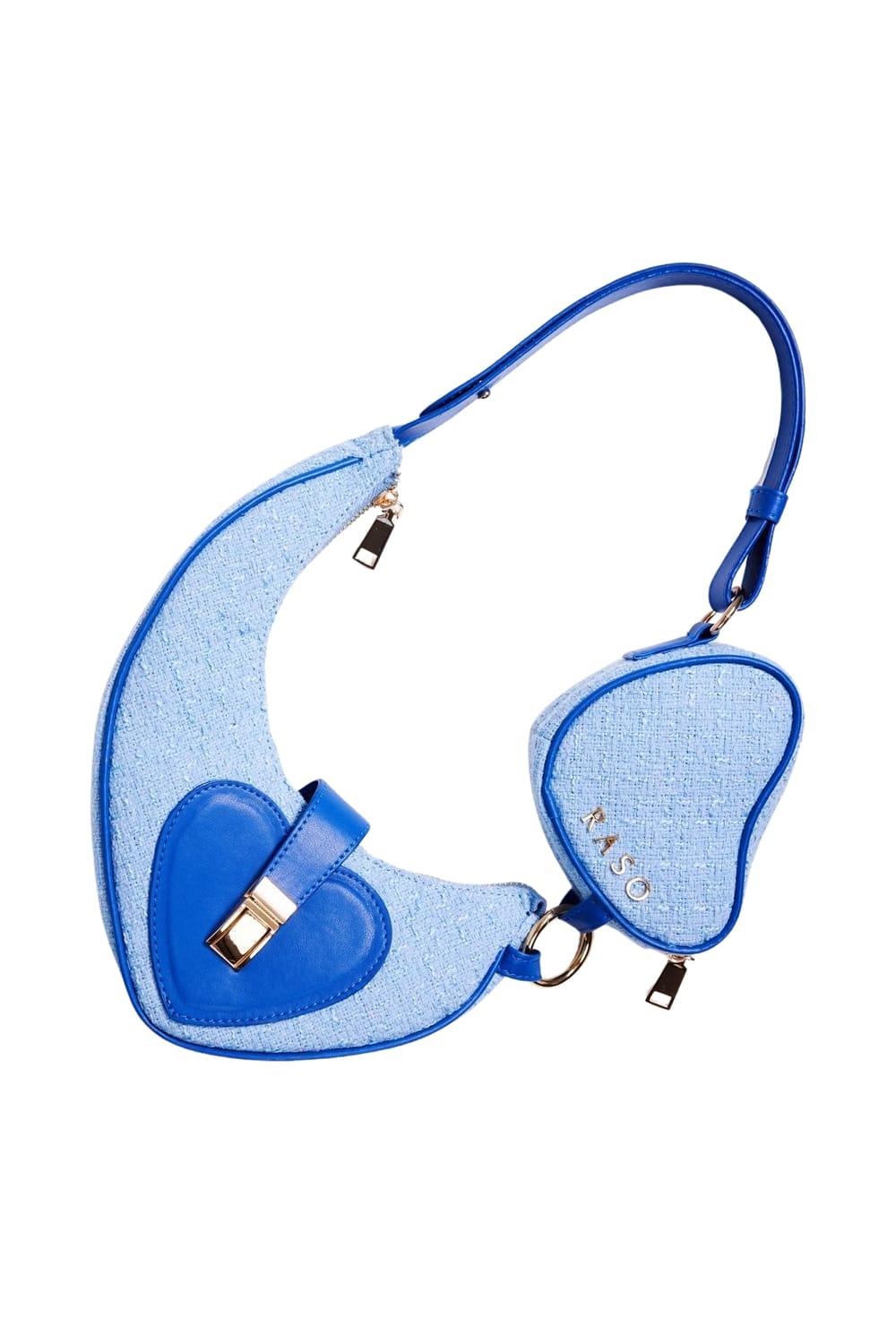 Raso-Cuore Blu-Omuz Çantası-1-Milagron.com