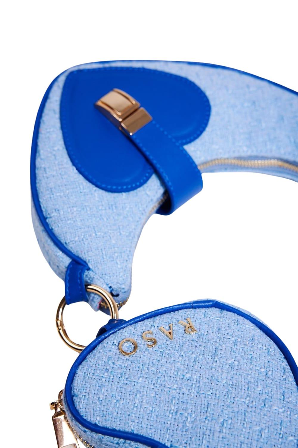 Raso-Cuore Blu-Omuz Çantası-3-Milagron.com