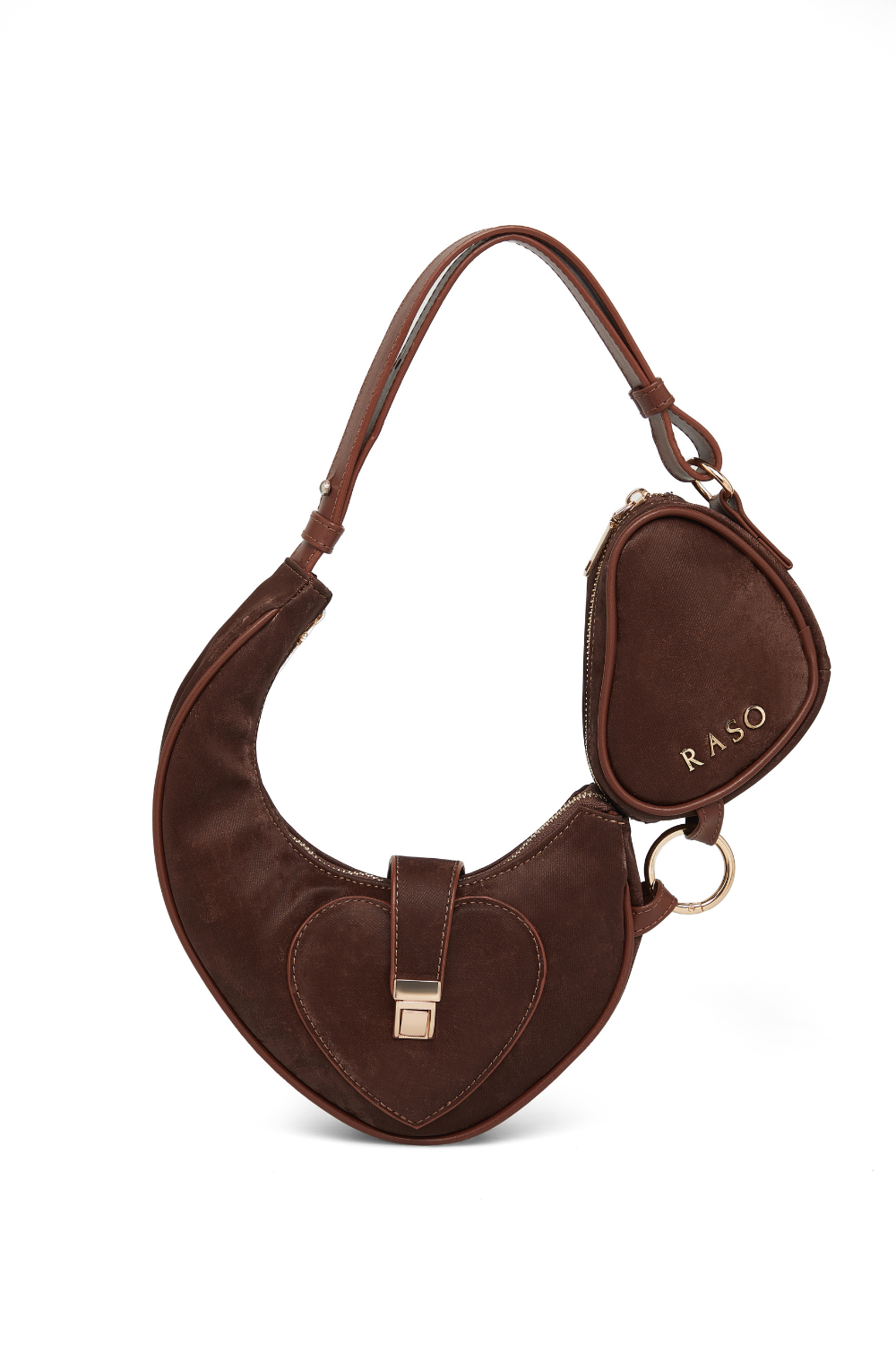 Raso-Cuore Espresso-Omuz Çantası-1-Milagron.com