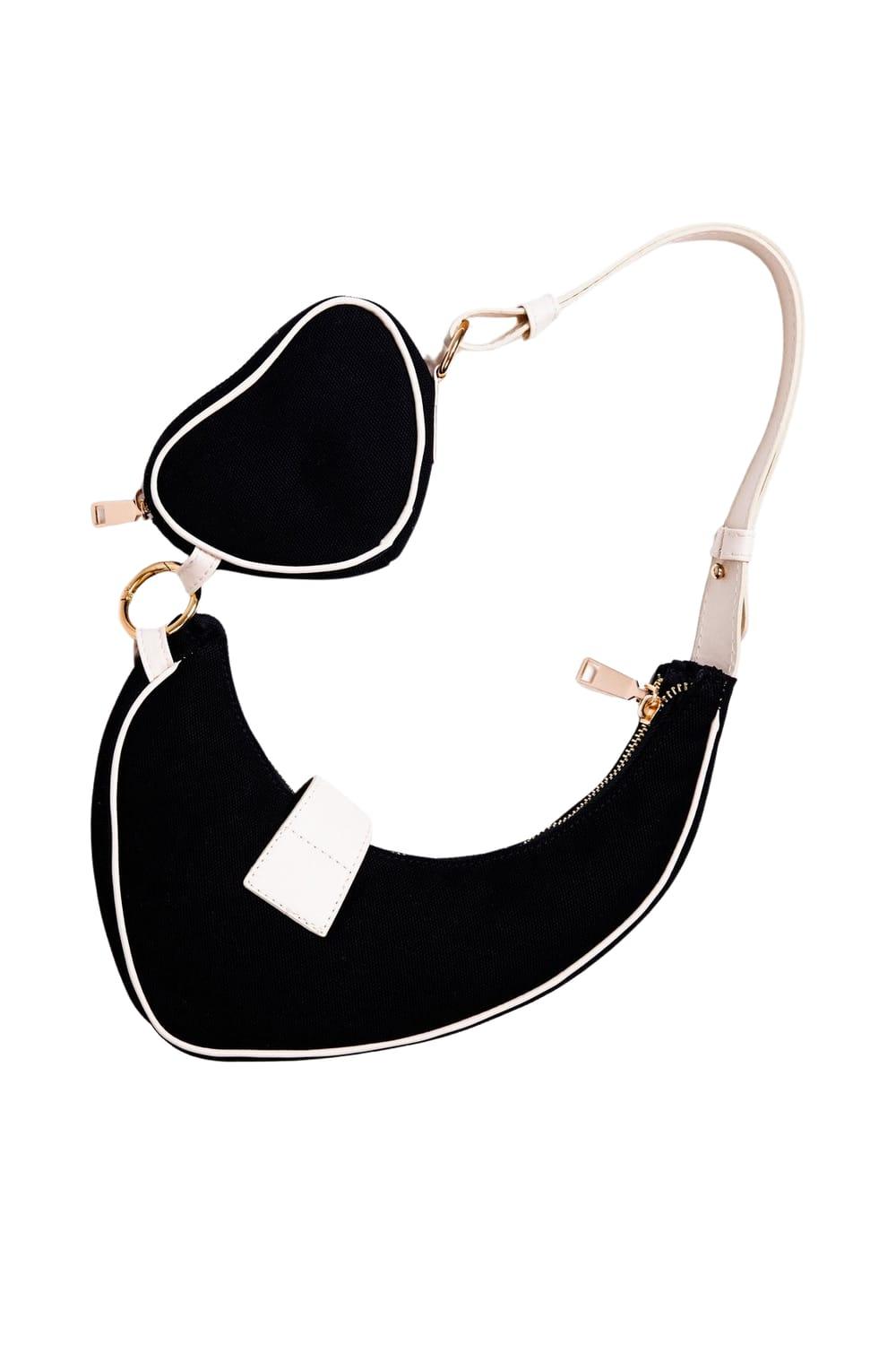 Raso-Cuore Nero-Omuz Çantası-2-Milagron.com