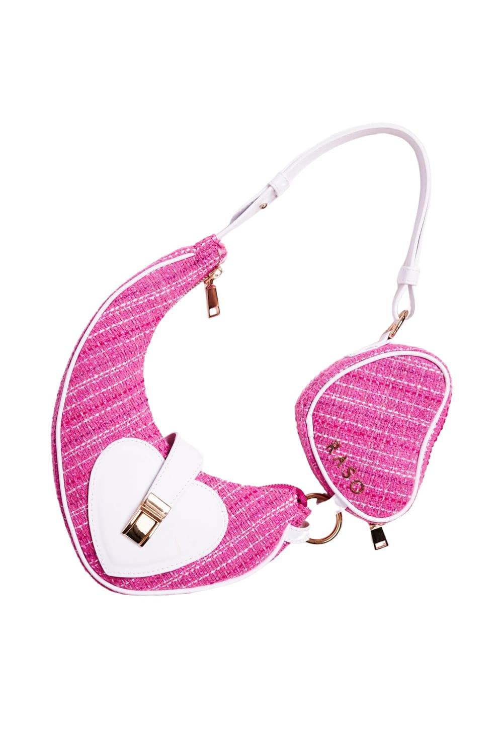 Raso-Cuore Rosa-Omuz Çantası-1-Milagron.com