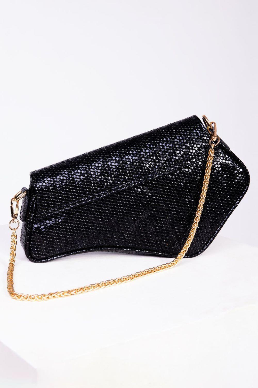 Raso-Onda Nero-Omuz Çantası-2-Milagron.com