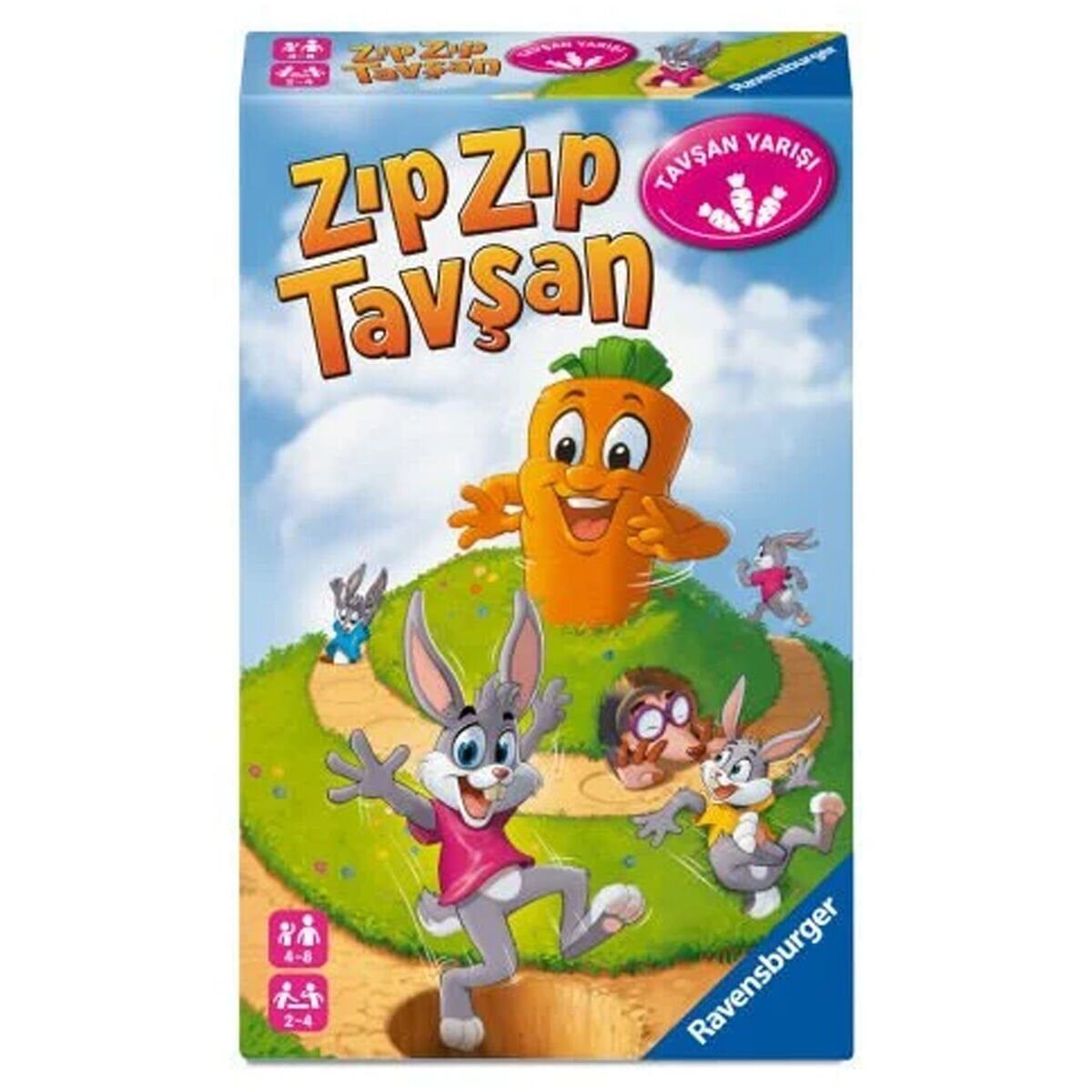 248810 Ravensburger - Zıpzıp Tavşan - Seyahat Boy Kutu Oyunu