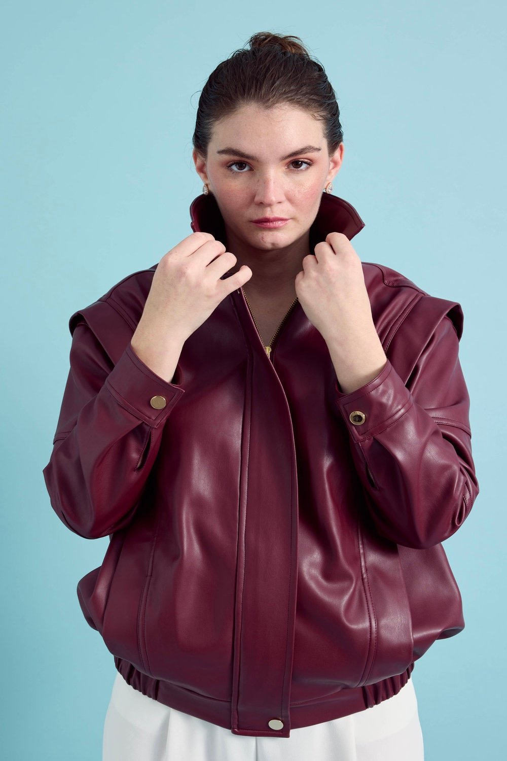 Ready To Wear Design Studio-Telly Ceket-Deri Mont-1-Milagron.com