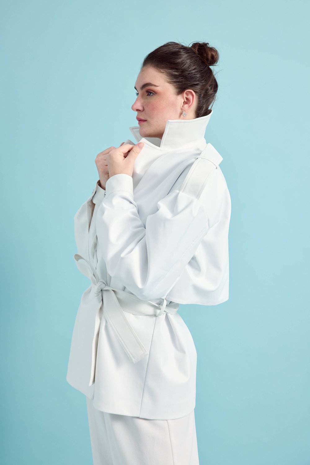 Ready To Wear Design Studio-Windy Ceket-Deri Mont-1-Milagron.com