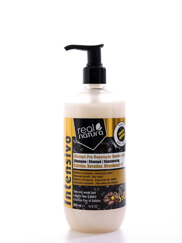 Real Natura-Real Natura Kafeinli Tuzsuz Şampuan-Şampuan-1-Milagron.com