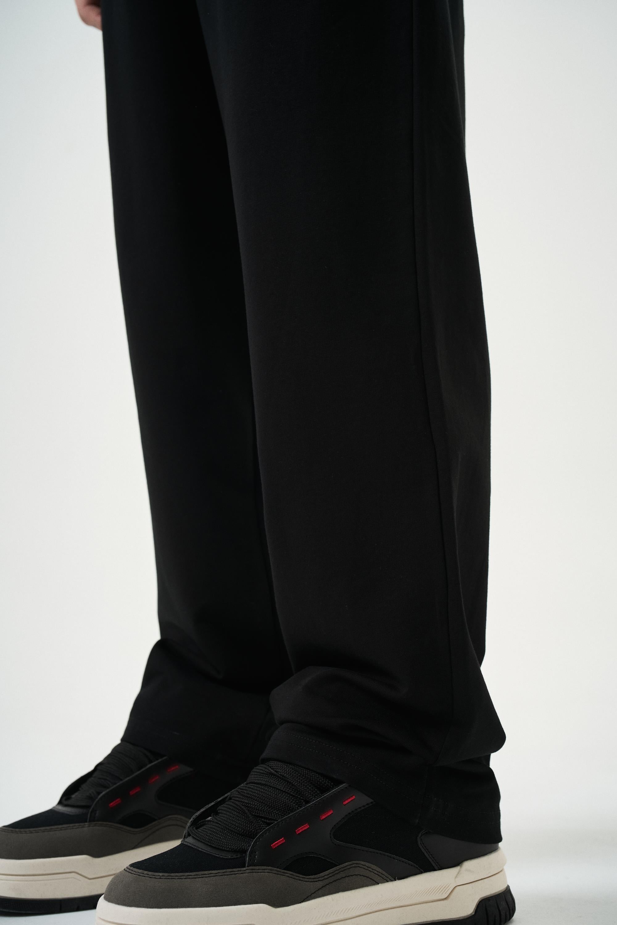 Erkek Basic Baggy Eşofman Altı Siyah