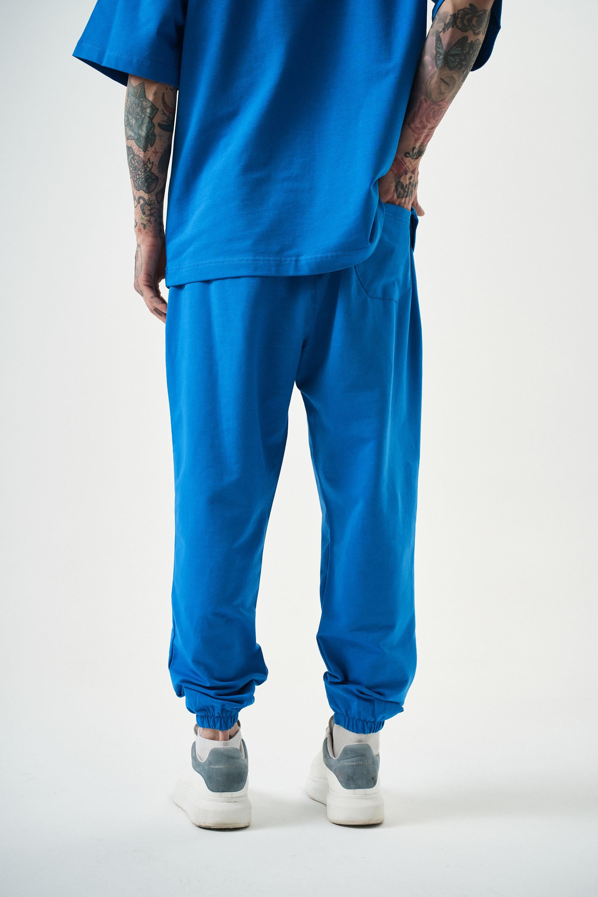Erkek Basic Jogger Eşofman Altı Mavi