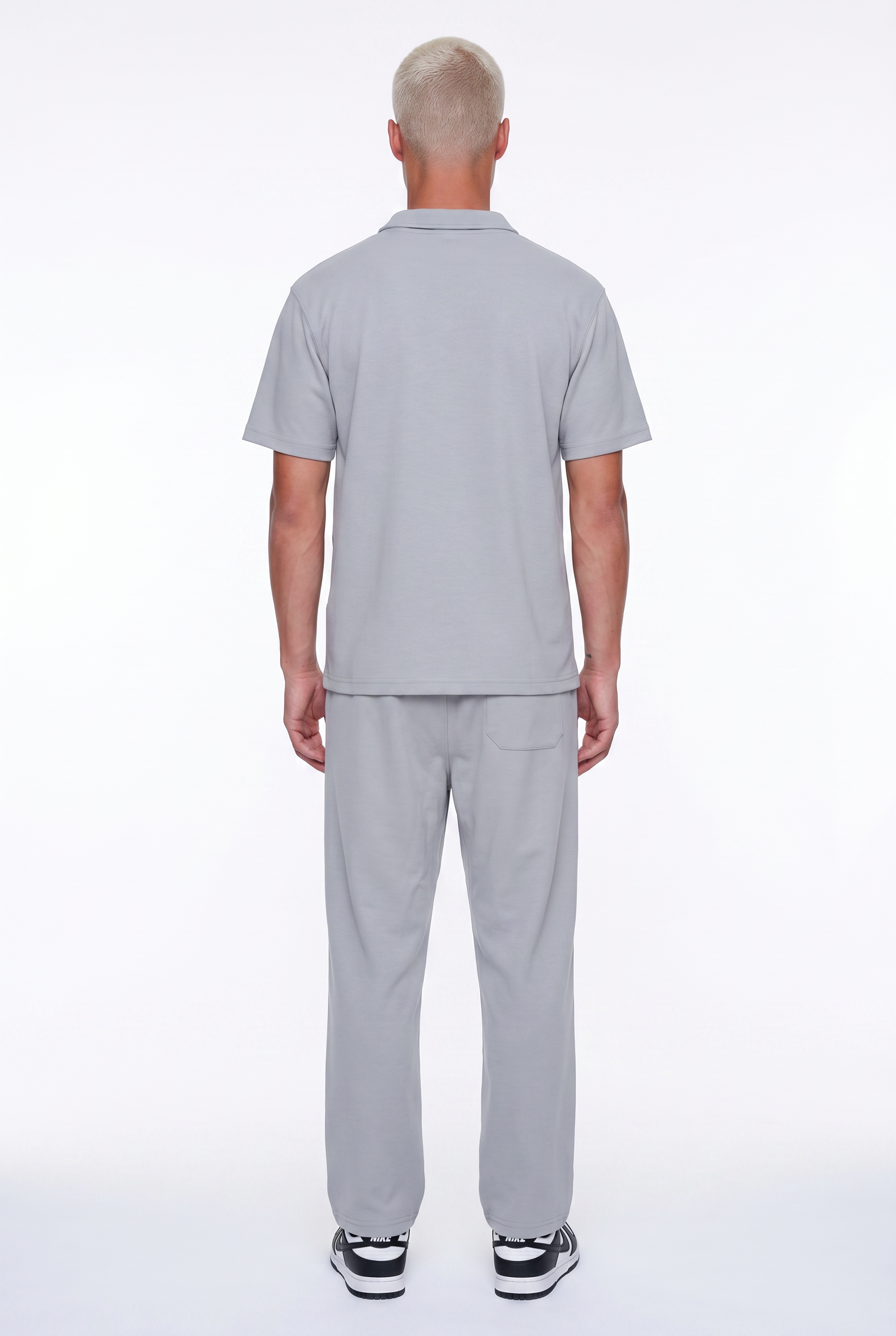 Erkek 242 Şerit Detaylı Regular Fit Eşofman Takımı Gri