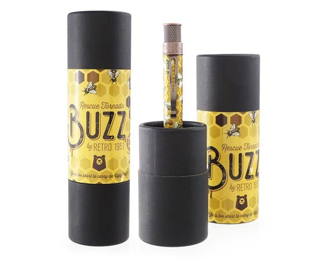 Retro 51-Tornado™ Rescue "Buzz" Bee Honeybee Tükenmez Kalem-Tükenmez Kalem-4-Milagron.com