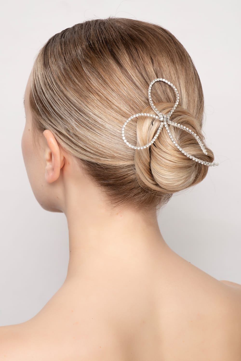 Rheya-Crystal Bow Toka-Saç Aksesuarı-1-Milagron.com