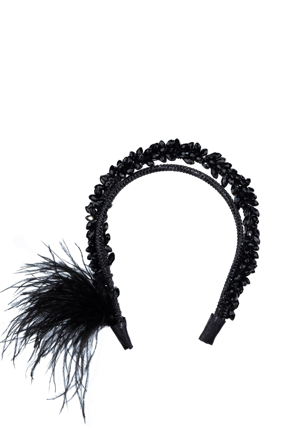 Rheya-Vila Dual Black Taç-Saç Aksesuarı-1-Milagron.com