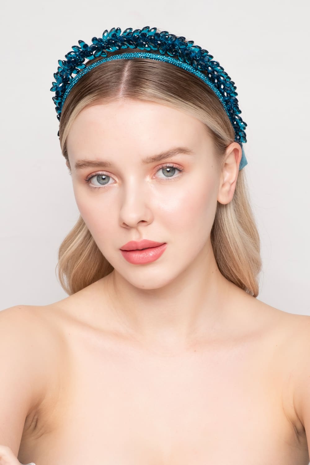 Rheya-Vila Dual Dark Blue Taç-Saç Aksesuarı-1-Milagron.com