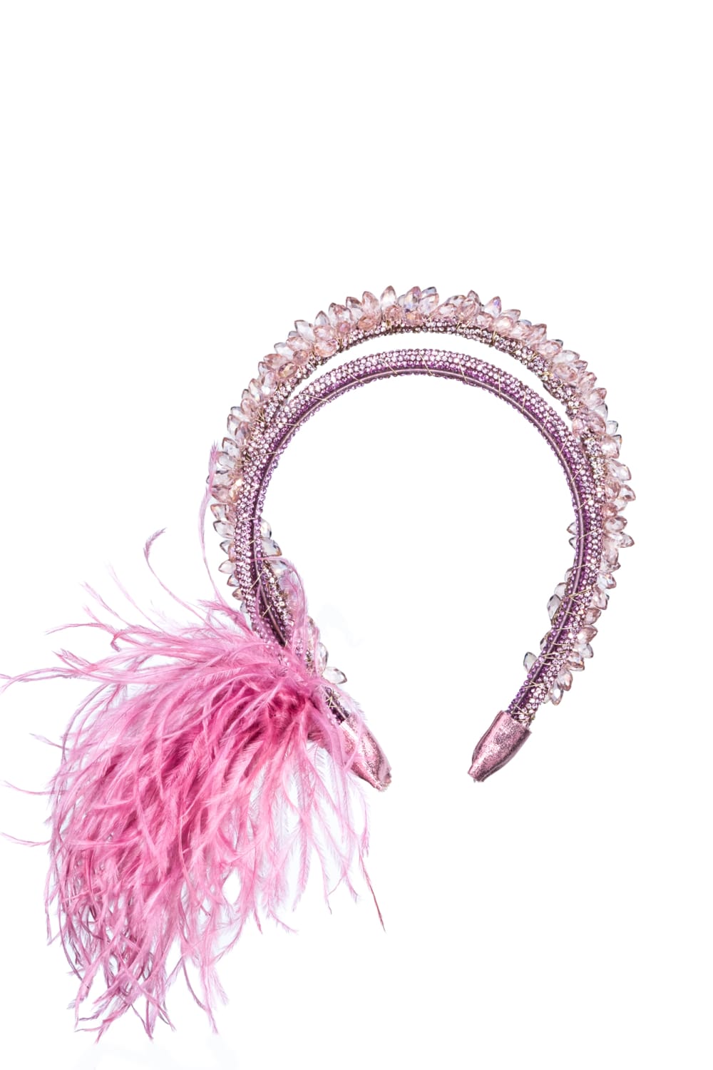 Rheya-Vila Dual Pink Taç-Saç Aksesuarı-1-Milagron.com