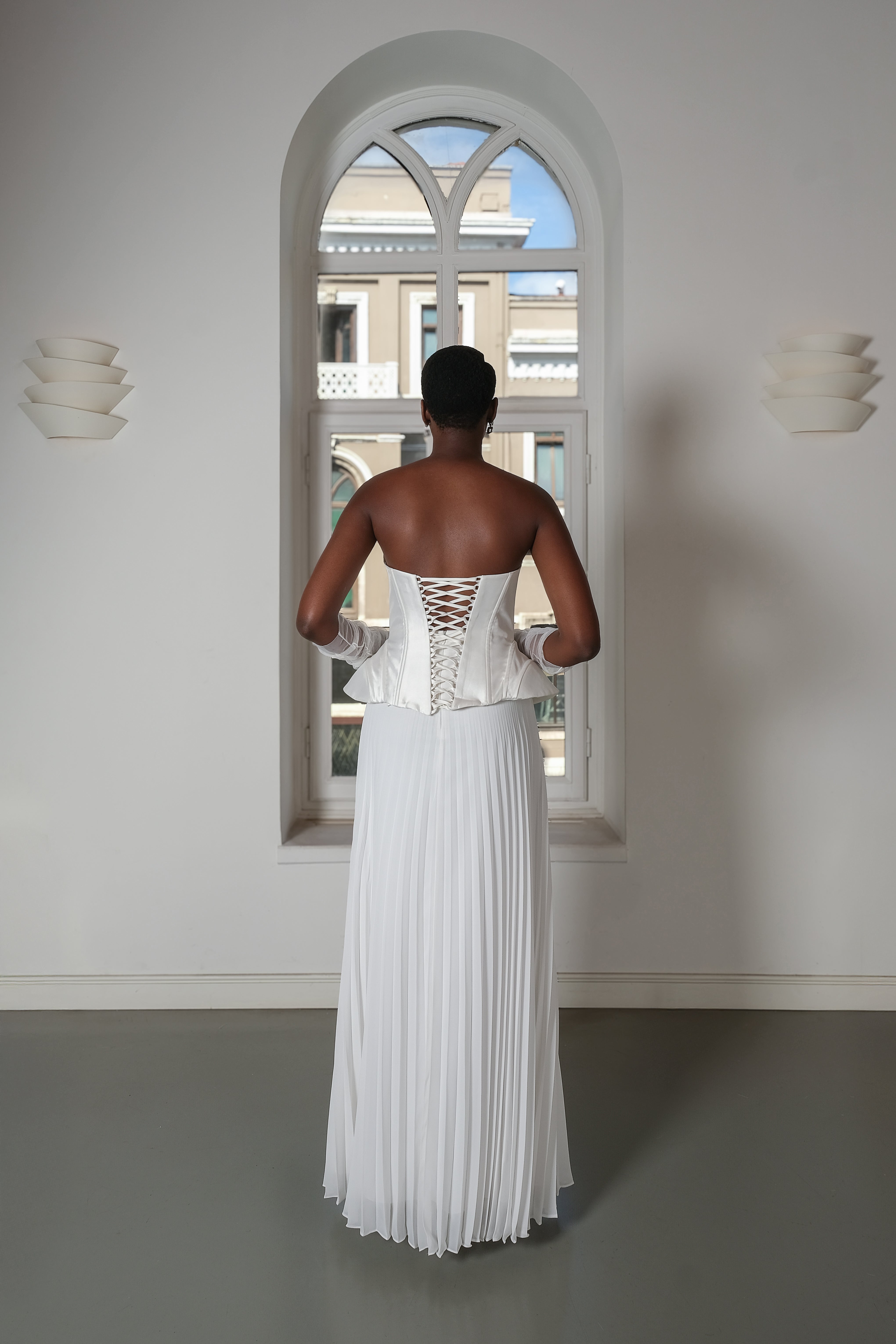 Roccie-Cecilia Voluminous Strapless Corset-Corsets-4-Milagron.com