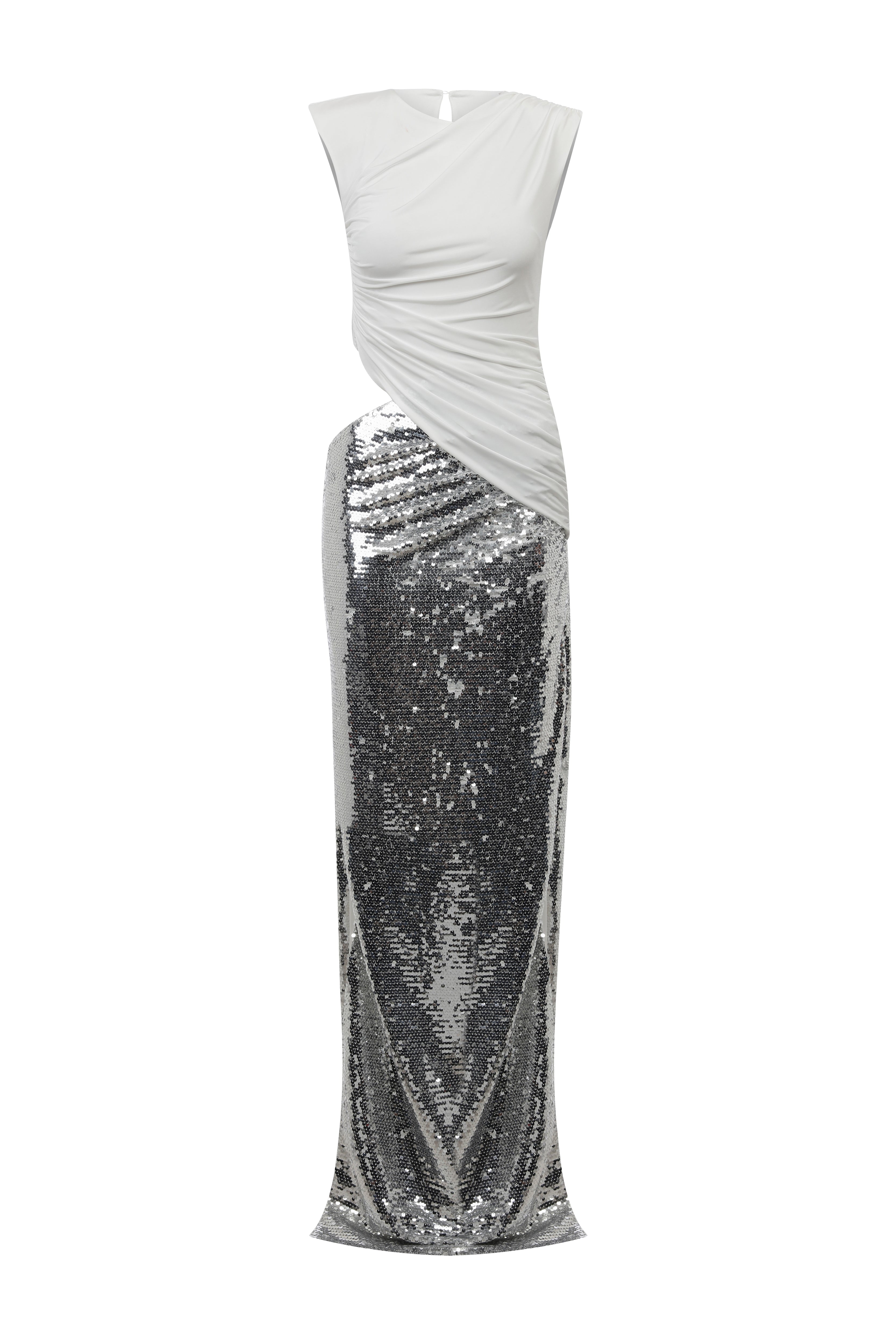 Roccie-Emily Sequined Maxi Dress-Elbise-4-Milagron.com