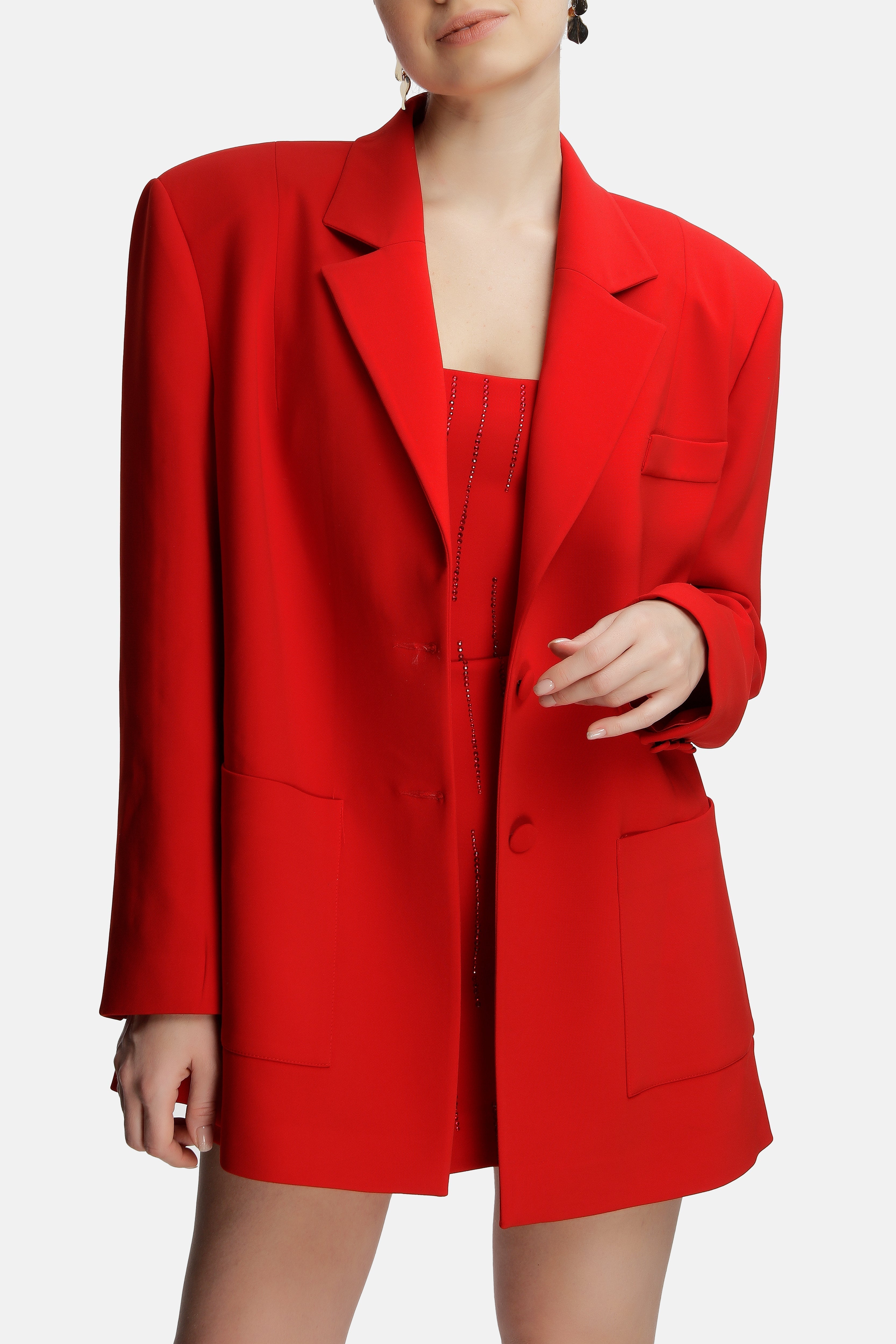 Roccie-Lindsey Oversized Blazer-Ceket-3-Milagron.com