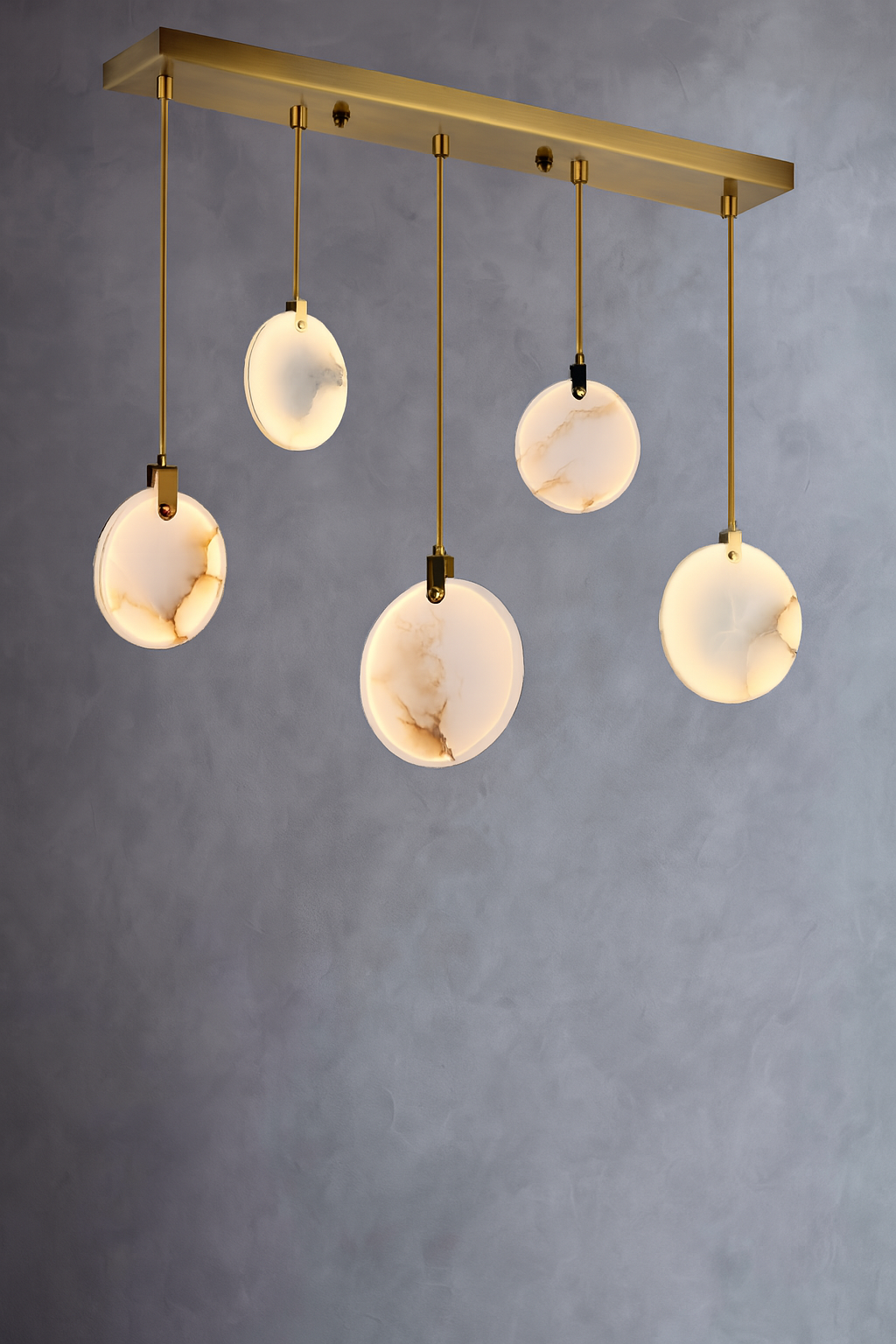 Bloom 5'Li Ledli Mermer Avize Ra-Avz- 6143-93-28