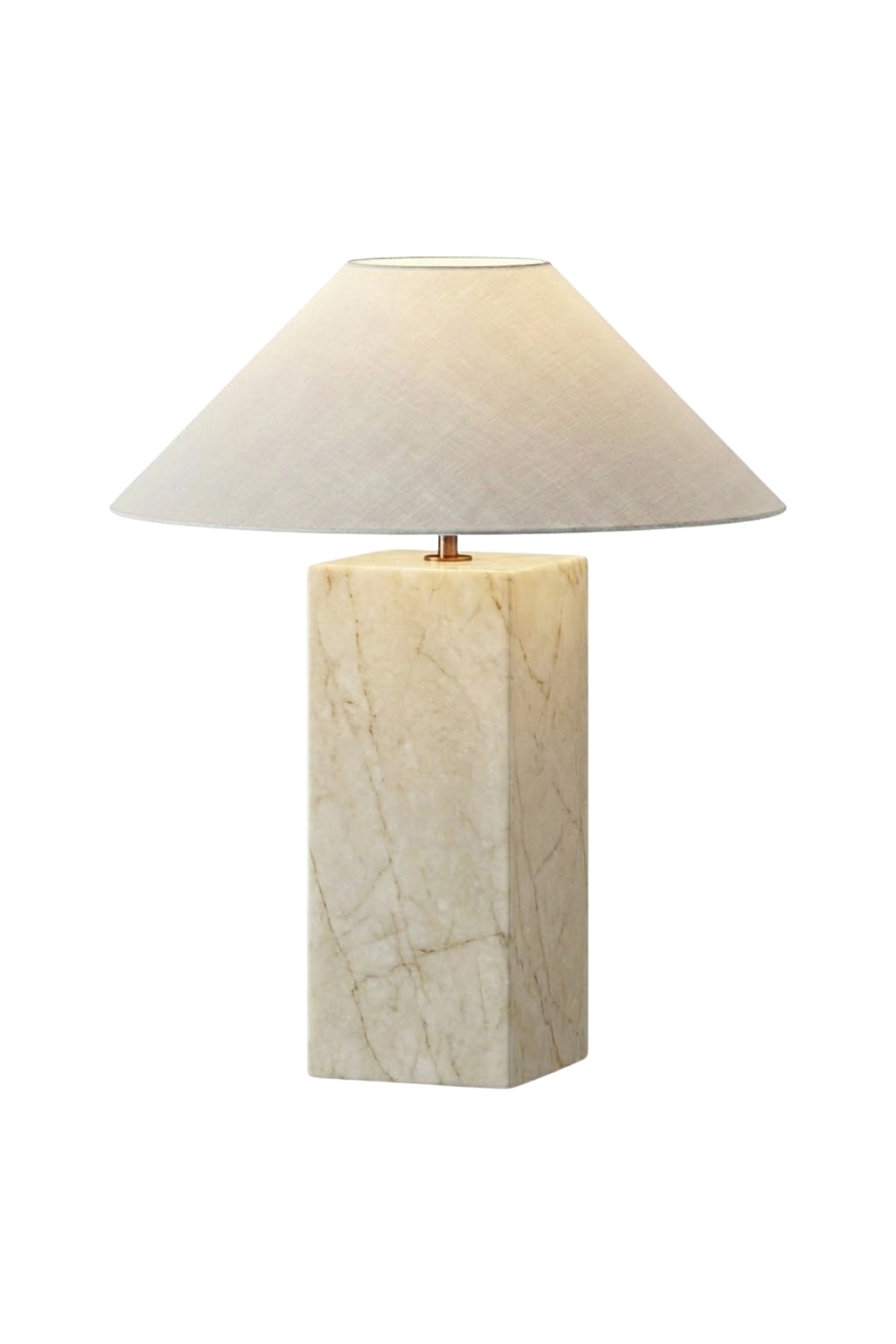 Marvion Modern Kare Mermer Masa Lambası - 5456-1235