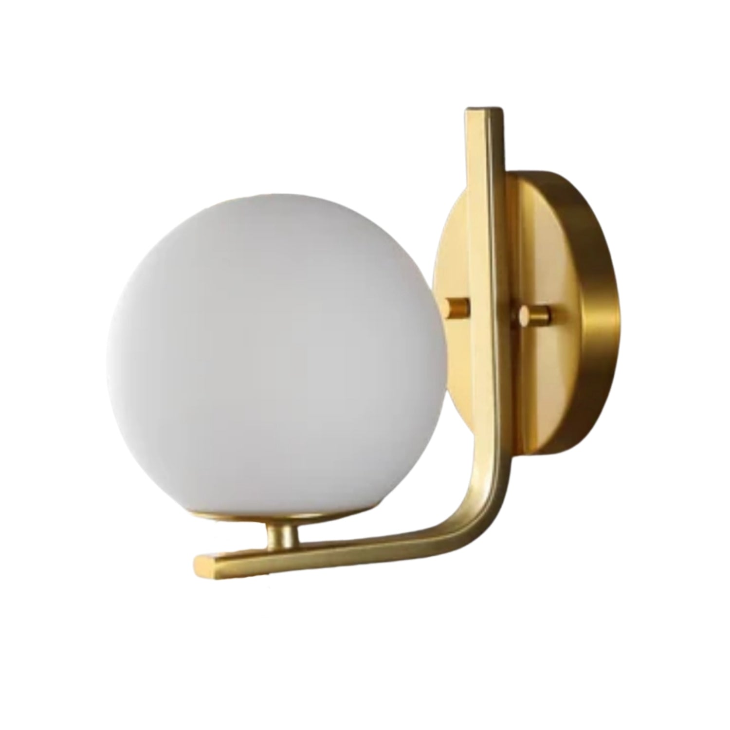 Modern Cam Küre Başlıklı Metal Duvar Aplik Ra-Aplk-3535-52-23