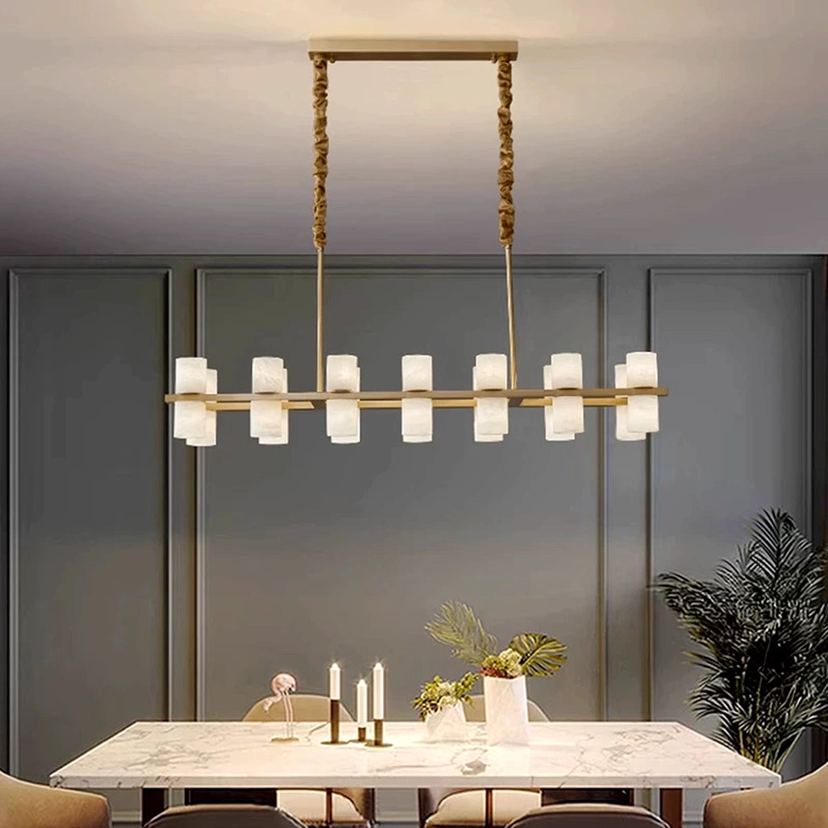 Nuvra Mermer Modern Avize – Minimalist Zarafet, Lüks Tasarım Ra-Avz- 7102-38-27
