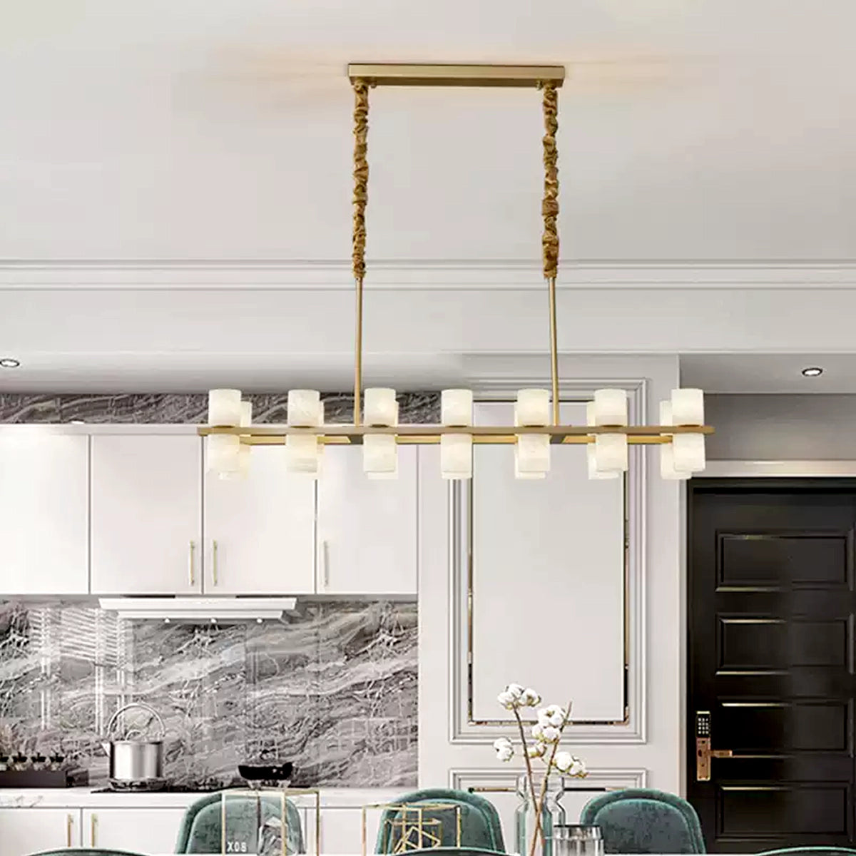 Nuvra Mermer Modern Avize – Minimalist Zarafet, Lüks Tasarım Ra-Avz- 7102-38-27