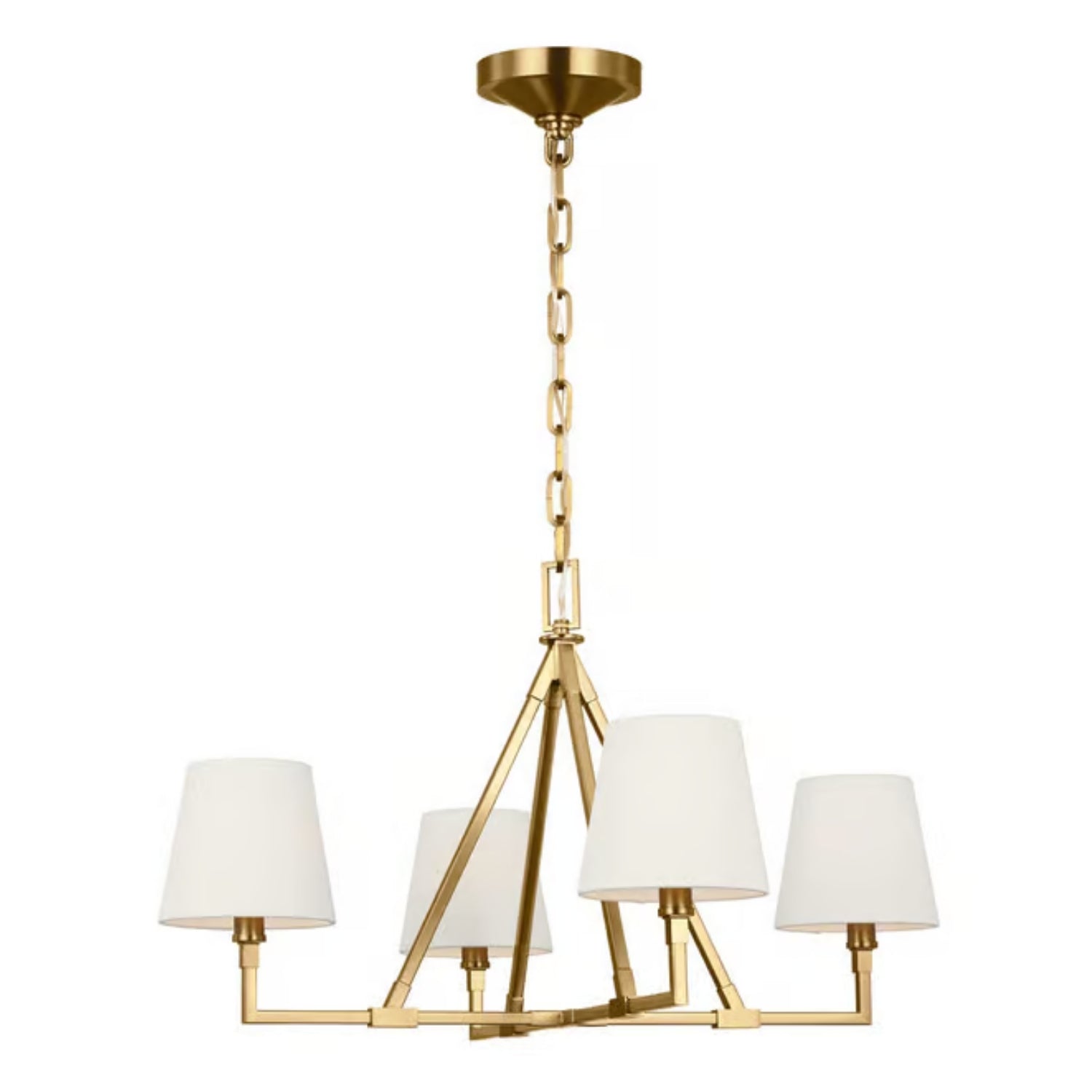 Phaedra Modern Lüks Kumaş Şapkalı Geometrik Askılı Salon Avizesi Pha-1724