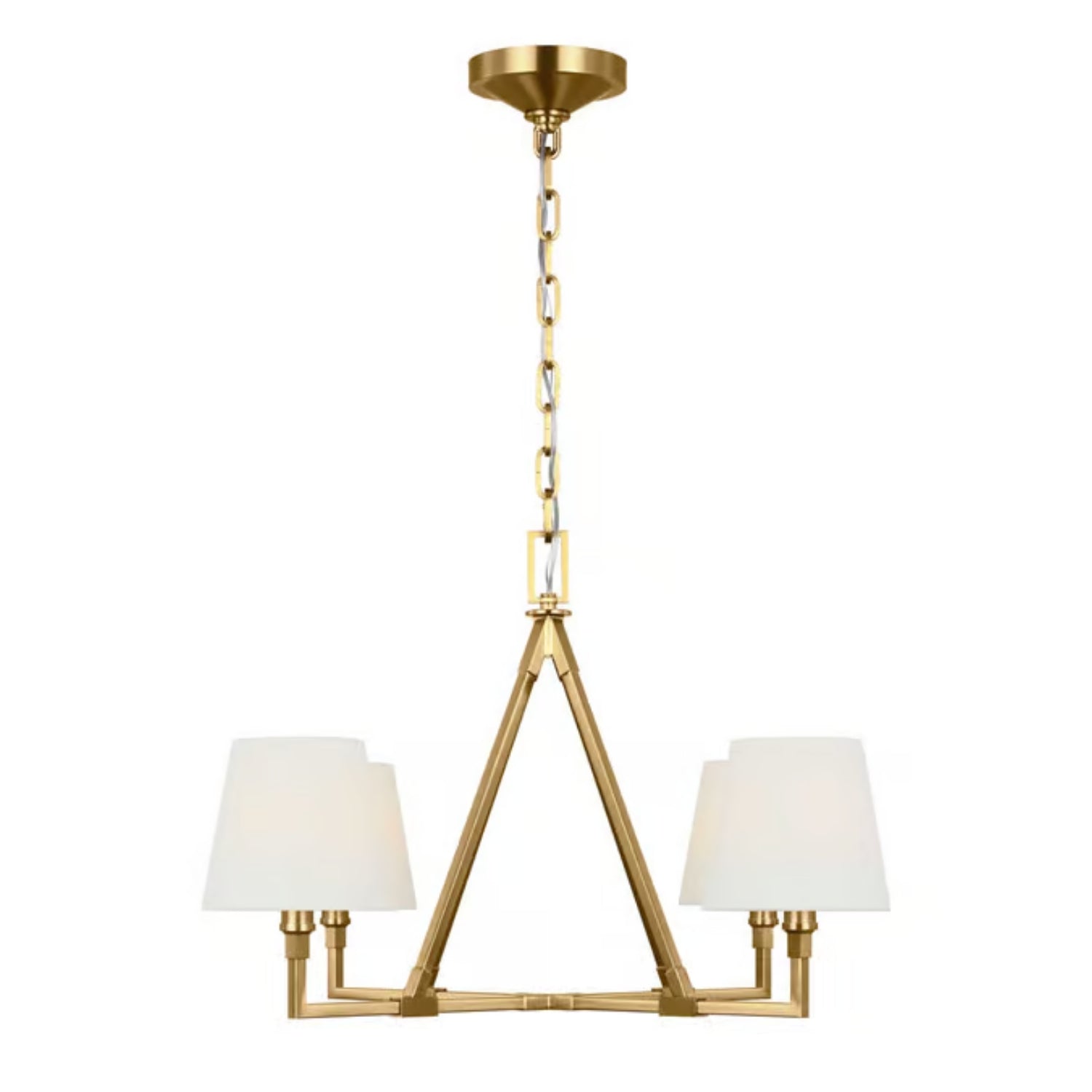 Phaedra Modern Lüks Kumaş Şapkalı Geometrik Askılı Salon Avizesi Pha-1724