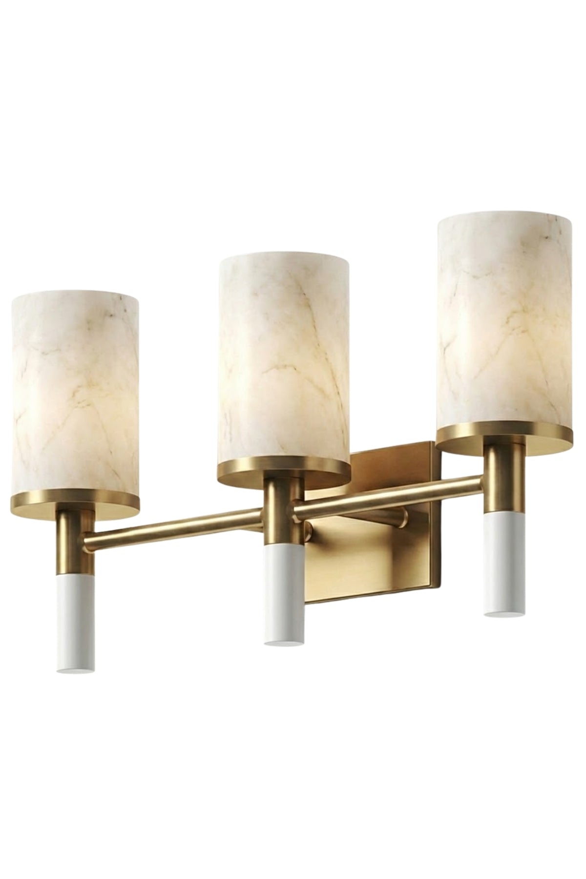 Prexina Modern 3'Lü Mermer Başlıklı Duvar Apliği 8763-6341