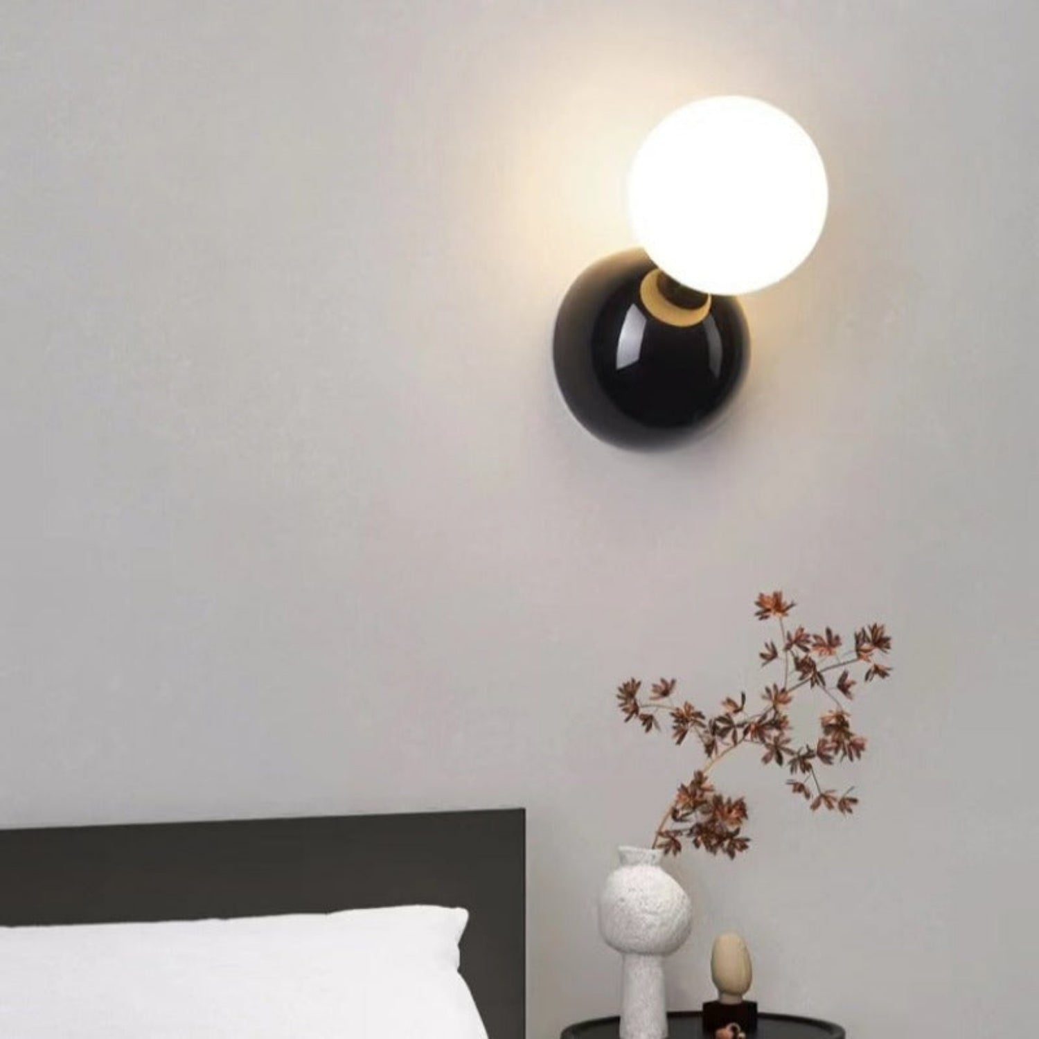 Valentinara Modern Lüks Glop Camlı Duvar Aplik (Val-Wll-Lmp)