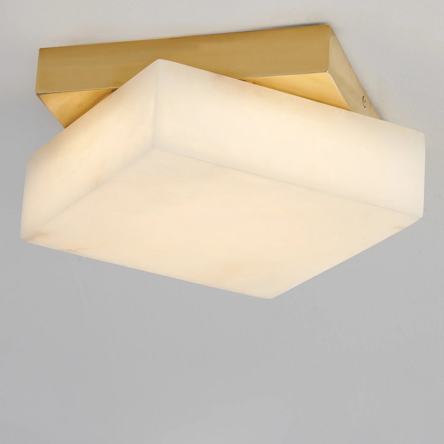 Venia Modern Ledli Mermer Tavan Lambası - Lüks Plafoniyer