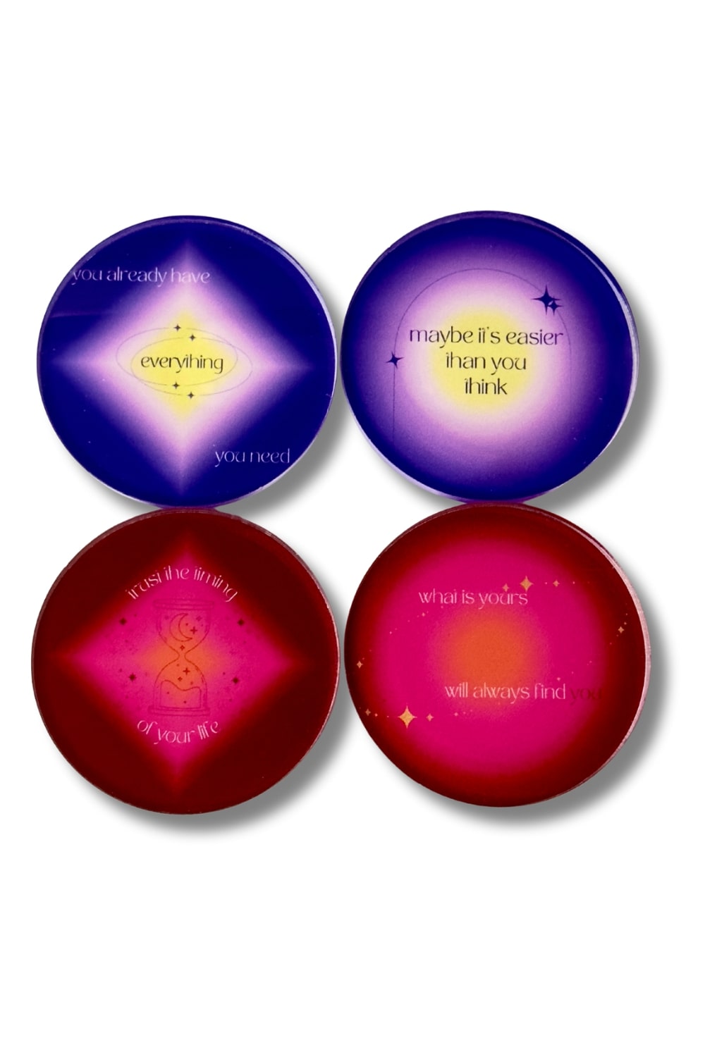 Rooms Design Studio-Manifest Bardak Altlığı 4'lü Set-Bardak Altlığı-2-Milagron.com