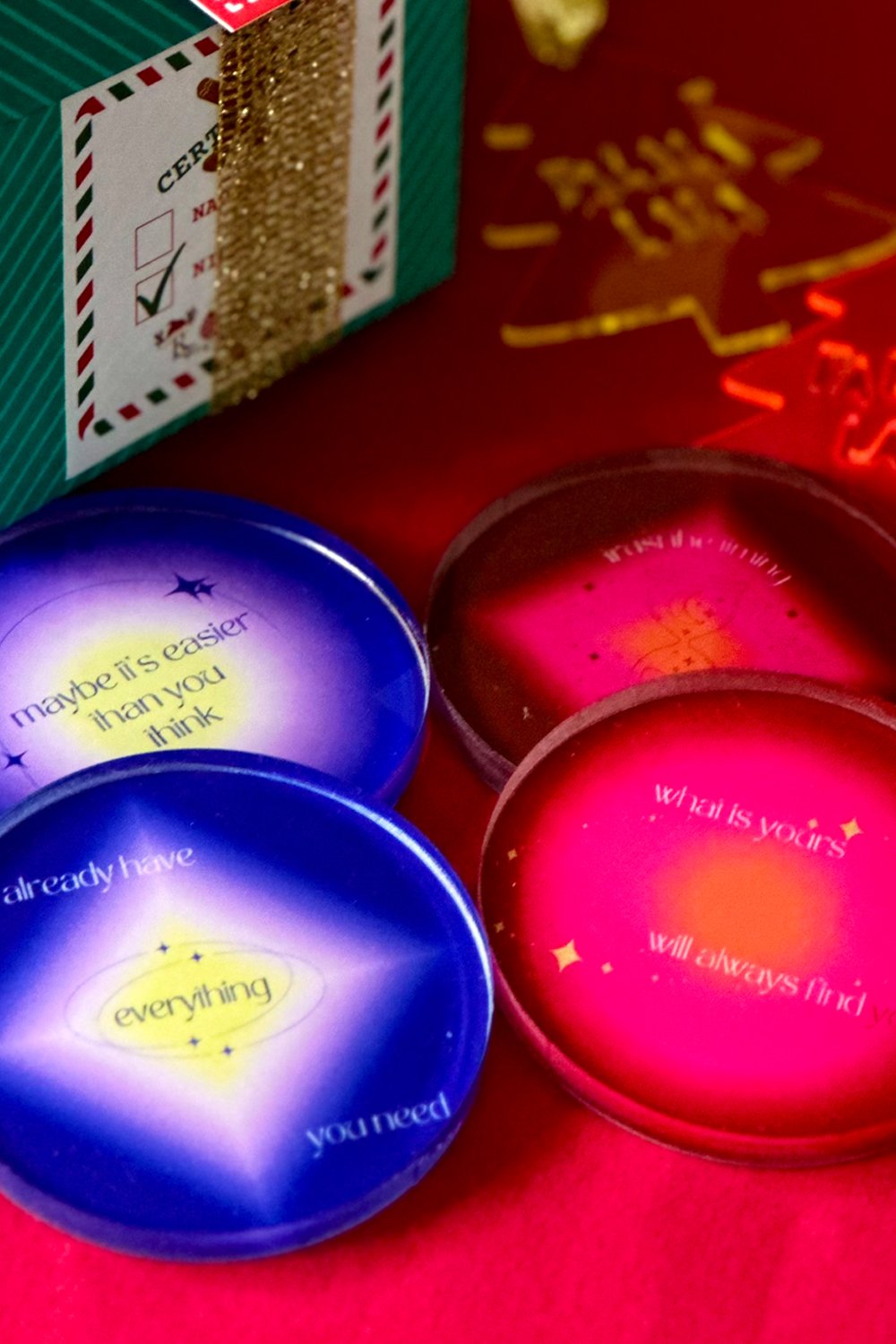 Rooms Design Studio-Manifest Bardak Altlığı 4'lü Set-Bardak Altlığı-4-Milagron.com