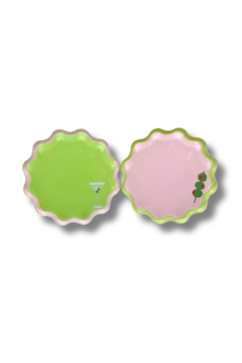 Rooms Design Studio-Sip Of Olive Bardak Altlığı 2'li Set-Bardak Altlığı-2-Milagron.com