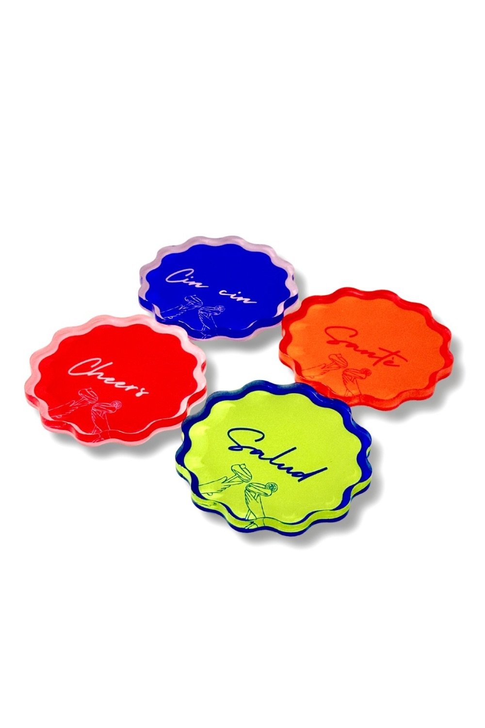 Rooms Design Studio-Sip & Toast Bardak Altlığı 4'lü Set-Bardak Altlığı-1-Milagron.com