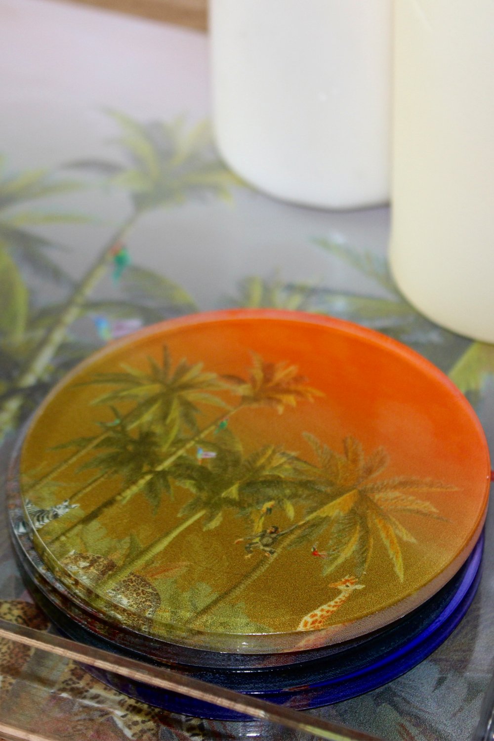 Rooms Design Studio-Wildest Dream Bardak Altlığı 4'lü Set-Bardak Altlığı-3-Milagron.com