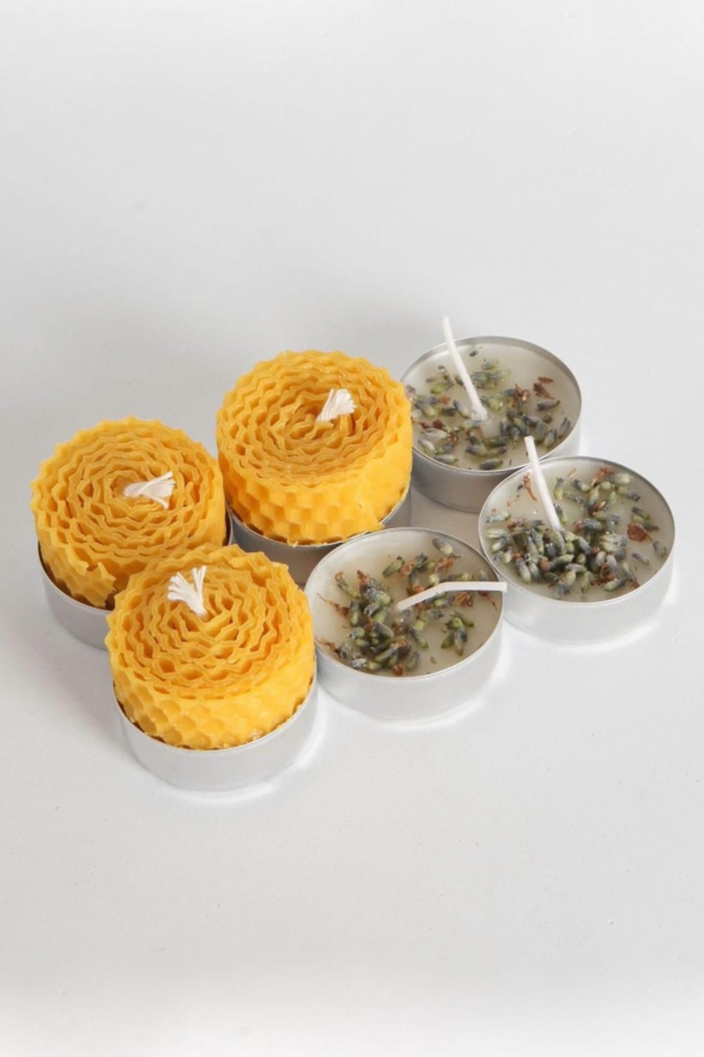 Root Aromaterapi-6'lı Doğal Balmumu Mum ve Soya Mumu Tealight Seti-Mum-1-Milagron.com