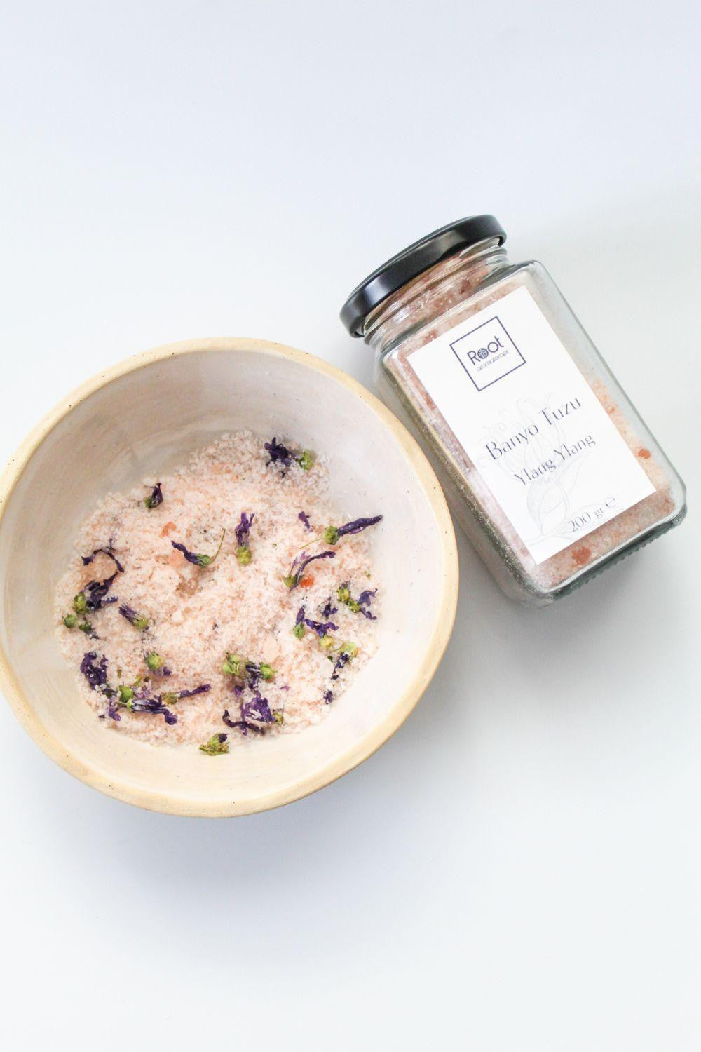 Root Aromaterapi-Banyo Tuzu - Ylang Ylang-Banyo Tuzu-1-Milagron.com