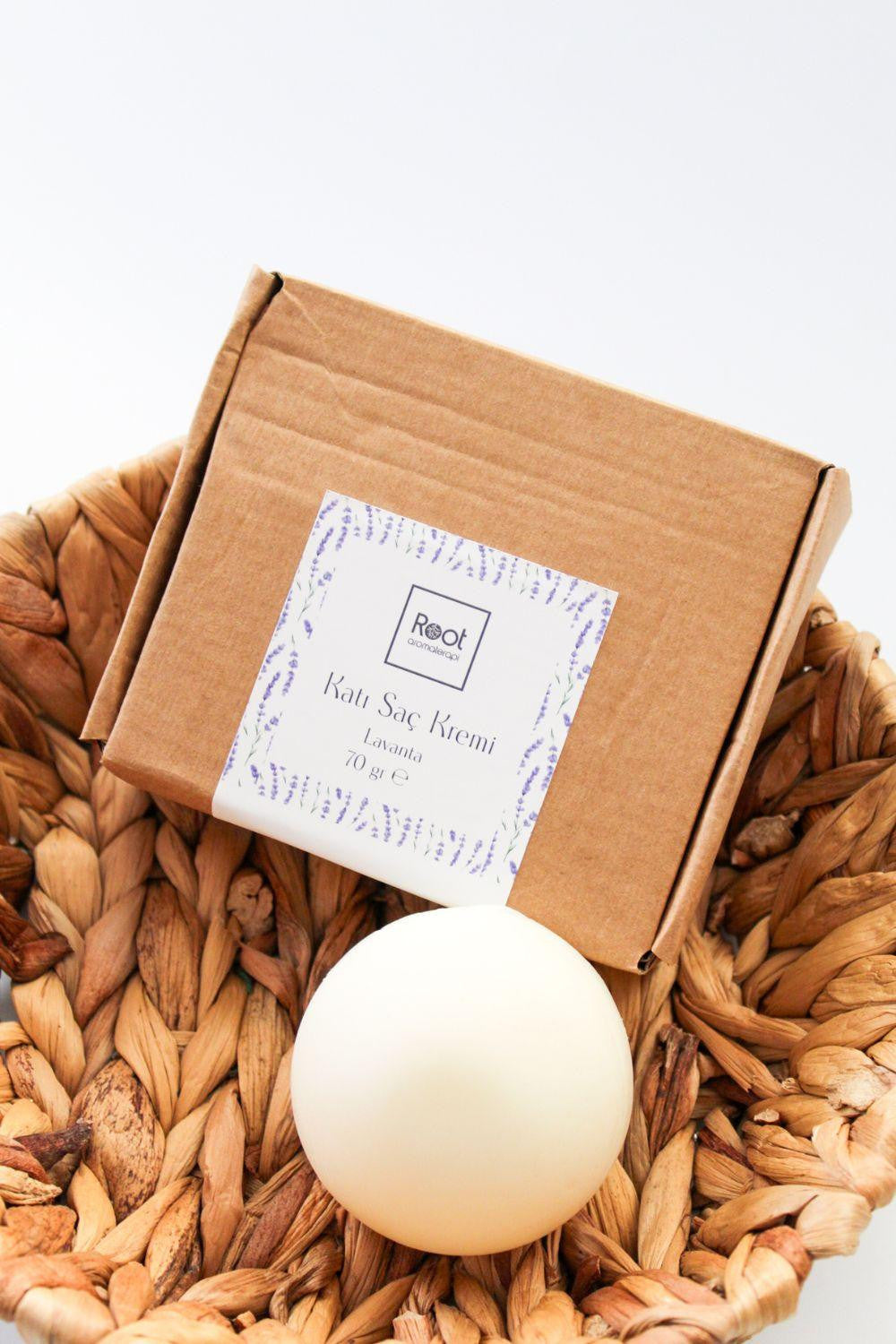 Root Aromaterapi-Katı Saç Kremi Lavanta-Saç Bakım Kremi-1-Milagron.com