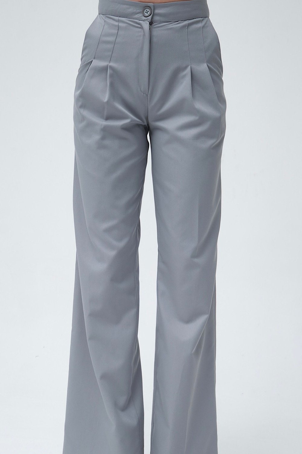 Roselenda-San Pedro Grey Pants-Kumaş Pantolon-2-Milagron.com