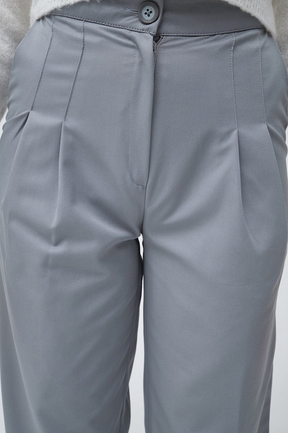 Roselenda-San Pedro Grey Pants-Kumaş Pantolon-3-Milagron.com