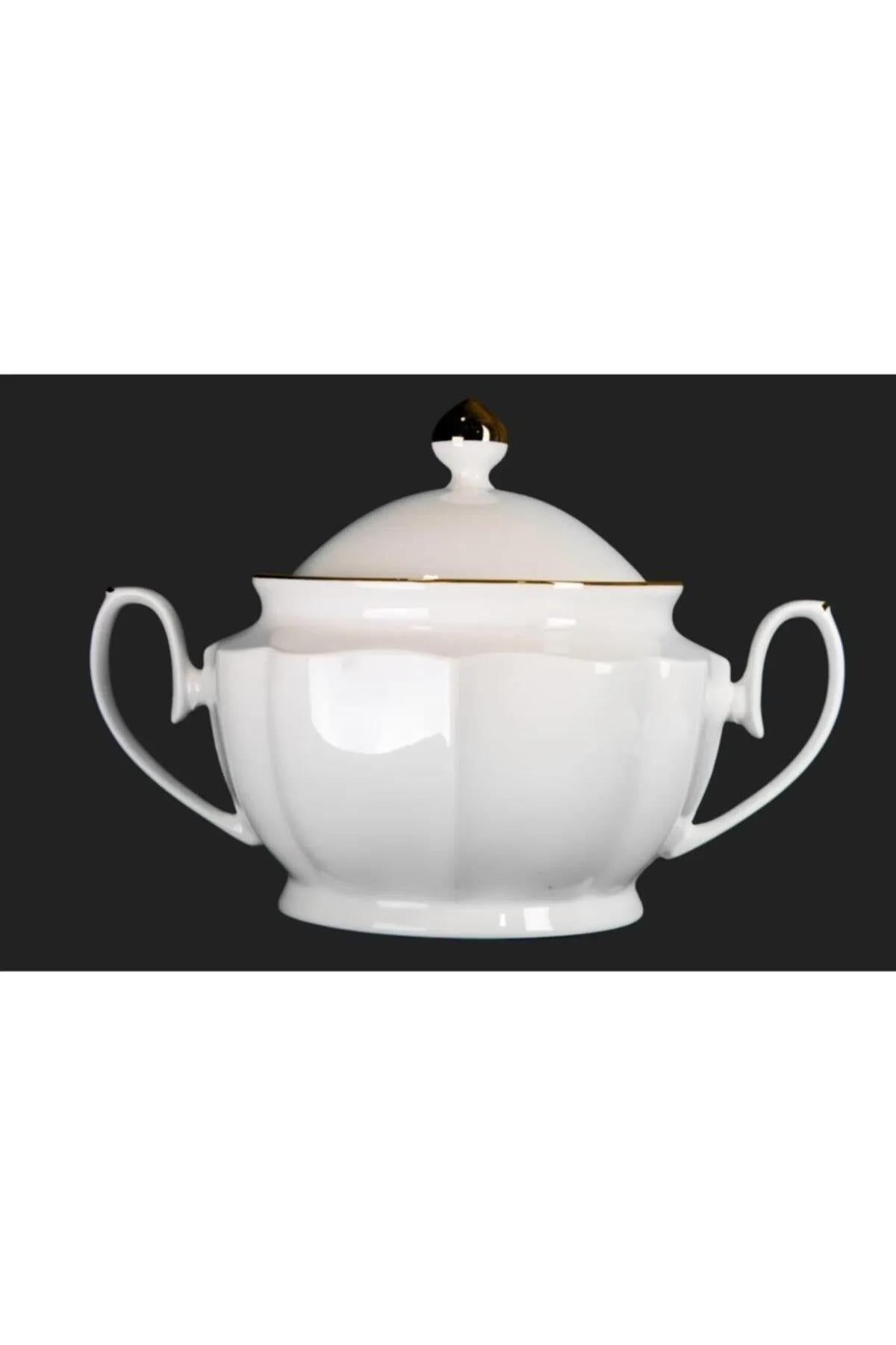 Royal London Diana Gold 60 Parça Porselen Yemek Takımı RL01-109
