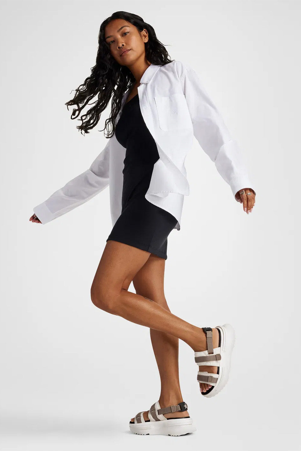 Converse-Run Star Utility Sandal Cx Light Dune/Vintage Cargo/Egret Kadın Sandalet-Sandalet & Terlik-8-Milagron.com