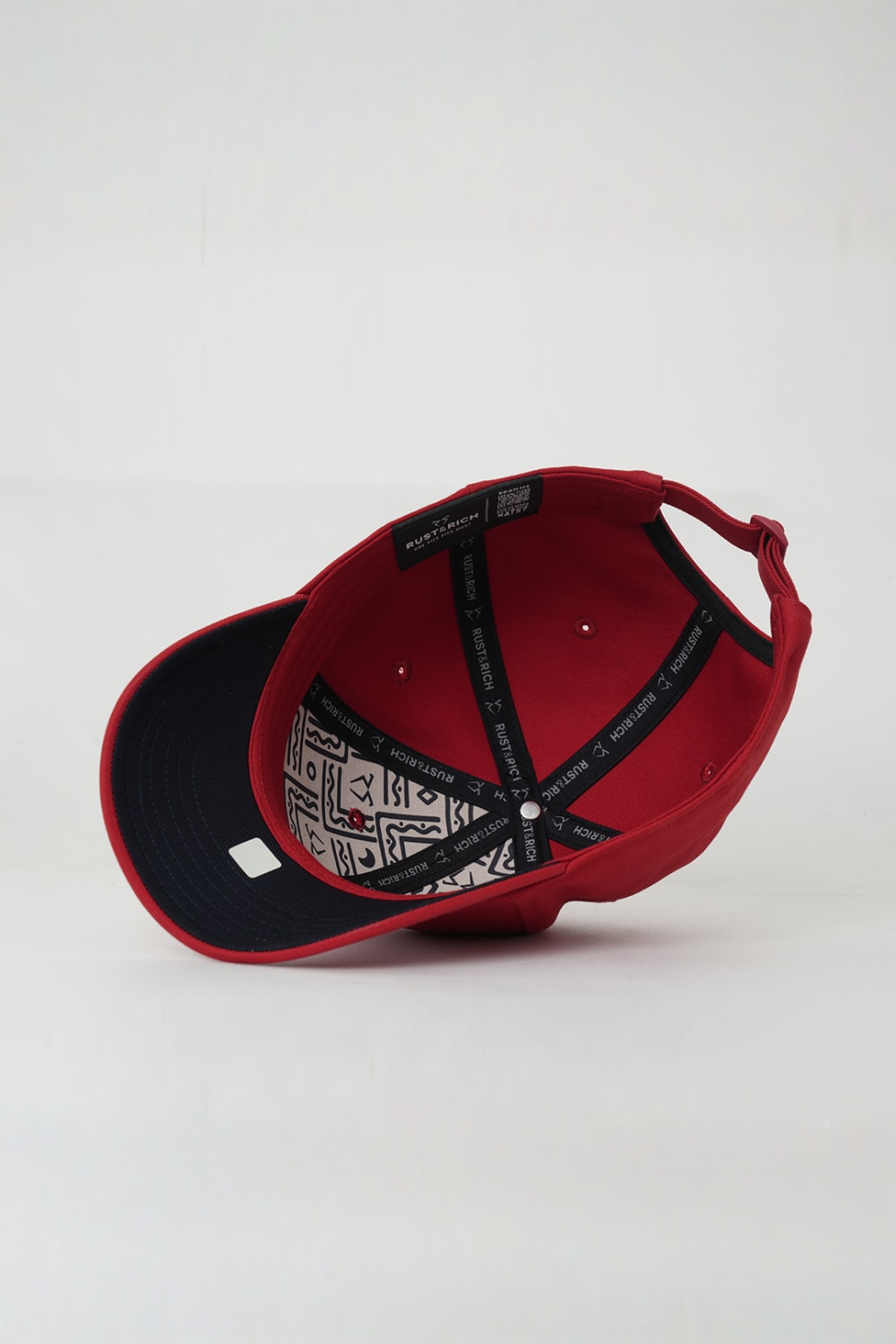 RustandRich-Baseball Şapka Timeless Collection Basic Kırmızı Unisex-Şapka-5-Milagron.com